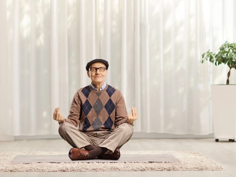 Meditation hat keine Altersbegrenzung :-)