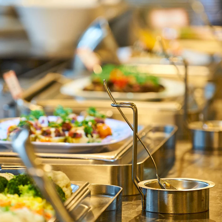 Das Buffet im Genießerhotel Rupp mit vielen frischen Köstlichkeiten