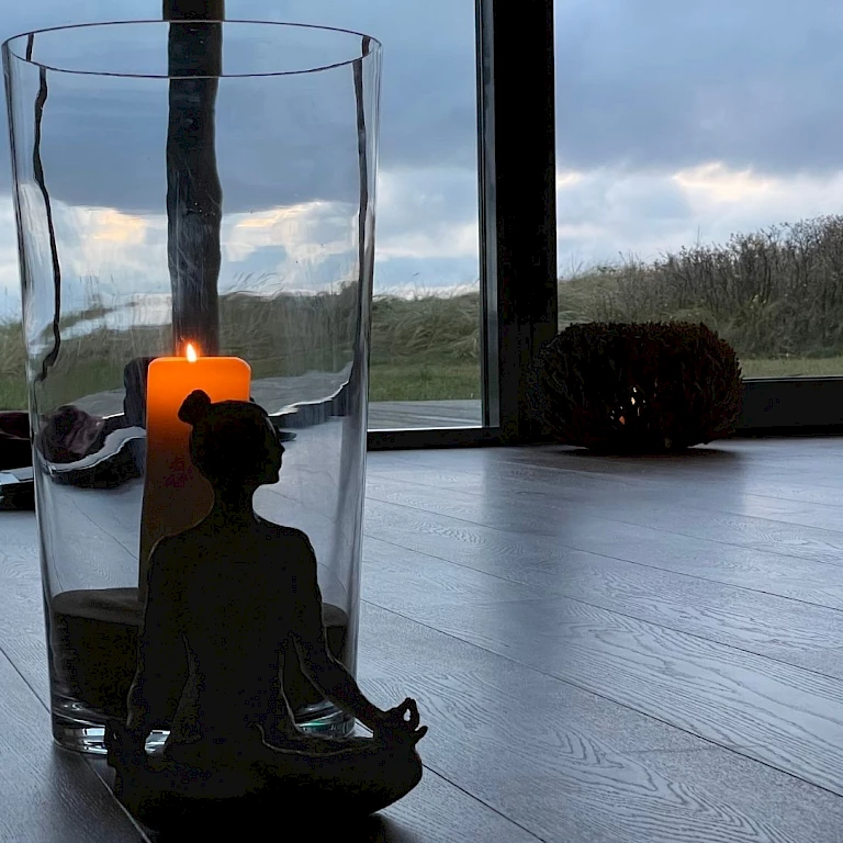 Abendstimmung im Achtsamkeits-Seminar in St. Peter Ording