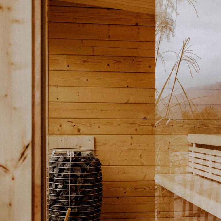 Die Sauna des Biohotel Ifenblick - nach dem Achtsamkeitsseminar erholen