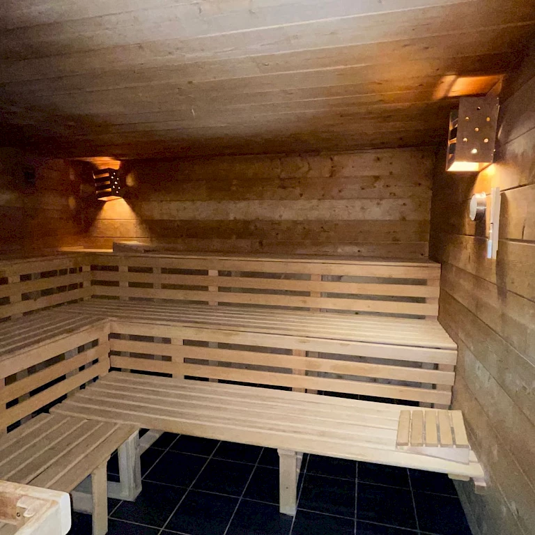 Die Saune im Bio-Berghotel für die Entspannung nach den Seminareinheiten